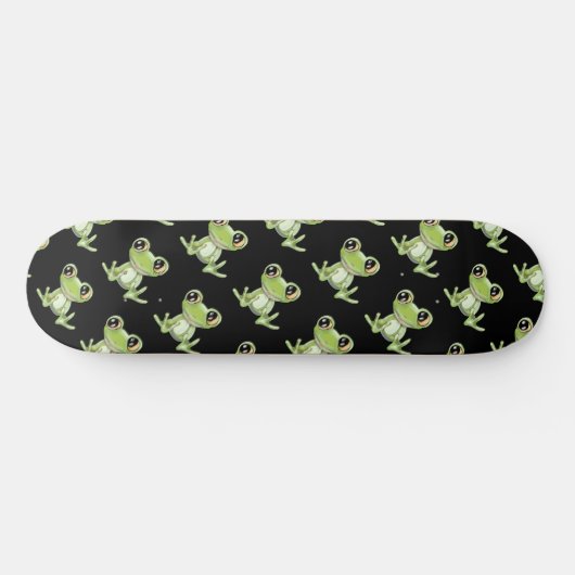 Mein anderer Green Frog Friend Skateboard Deck (Horizontal)