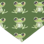 Mein anderer Green Frosch Friend Table Runner Kurzer Tischläufer (Ecke)