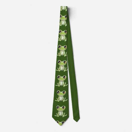Mein anderer Grüner Frosch Freund Neck Tie Krawatte (Vorderseite)