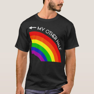 Mein anderer halbschwuler Rainbow Pride Cool LGBT  T-Shirt