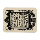 Mein anderer Mann - Highlander Magnet (Horizontal)