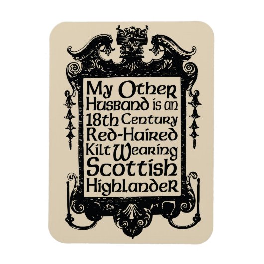 Mein anderer Mann - Highlander Magnet (Vertikal)