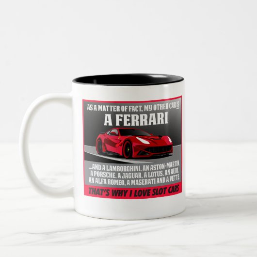 "Mein anderer Wagen" Kaffeepause Tasse (Links)