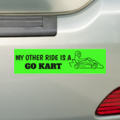 Mein anderer Weg ist ein Go Kart Sticker Autoaufkleber (Auf Auto)