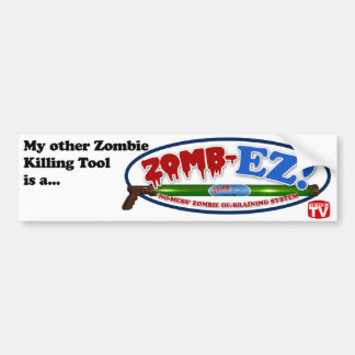 Mein anderer Zombie-Tötungs-Werkzeug-… Autoaufkleber