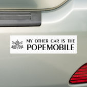 Mein anderes Auto ist der Popemobile Autoaufkleber (Auf Auto)