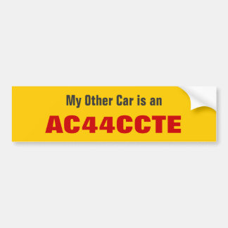 Mein anderes Auto ist ein AC44CCTE Autoaufkleber