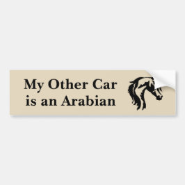 Mein anderes Auto ist ein Araber Autoaufkleber