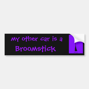 Mein anderes Auto ist ein Autoaufkleber aus Brooms