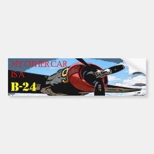 Mein anderes Auto ist ein B-24 Autoaufkleber