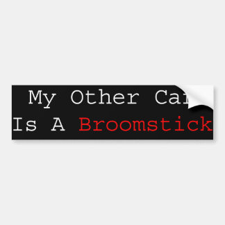 Mein anderes Auto ist ein Broomstick Autoaufkleber