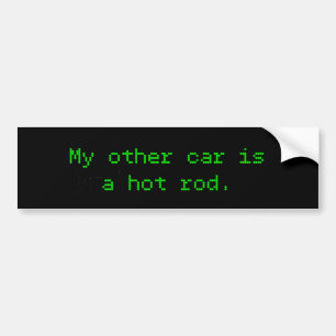 Mein anderes Auto ist ein Frisierte Auto Autoaufkleber