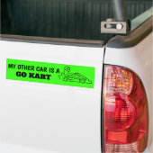 Mein Anderes Auto ist ein Go-Kart-Sticker Autoaufkleber (Auf Lkw)