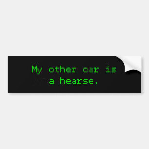Mein anderes Auto ist ein Heer Autoaufkleber