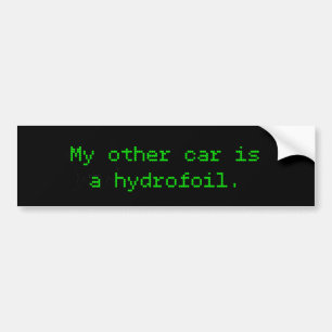 Mein anderes Auto ist ein Hydrofolie Autoaufkleber