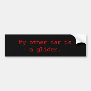 Mein anderes Auto ist ein Laufrad Autoaufkleber