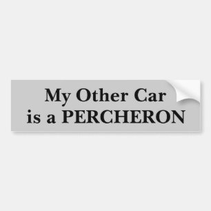 Mein anderes Auto ist ein Percheron Autoaufkleber