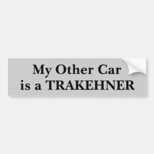Mein anderes Auto ist ein Trakehner Autoaufkleber