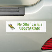 Mein anderes Auto ist ein vegetarischer Autoaufkleber (Auf Auto)