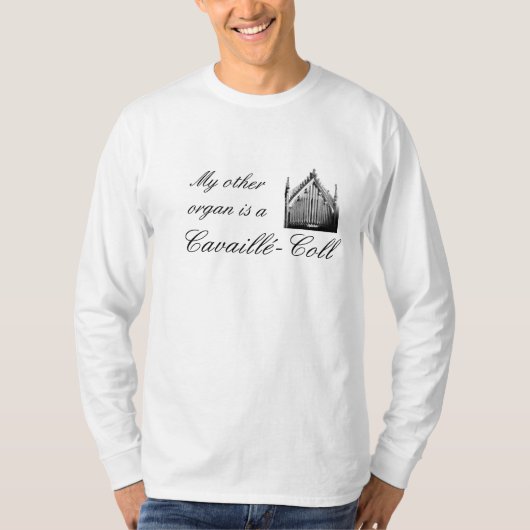 "Mein anderes Organ ist" Musik-T - Shirt (Vorderseite)