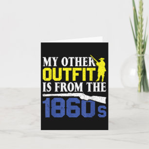 Mein anderes Outfit stammt aus den 1860er Jahren - Karte