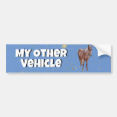 mein anderes Pferd Autoaufkleber (Vorne)