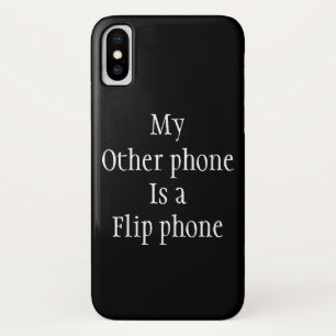Mein anderes Telefon ist ein Klapphandy lustiger S Case-Mate iPhone Hülle