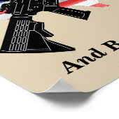 Mein Änderungsantrag AR15 2 wird nicht verletzt Poster (Ecke)