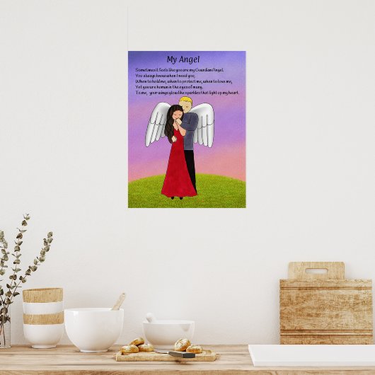 Mein Angel Poster (Küche)