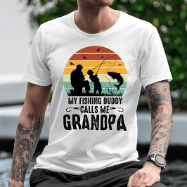 Mein Angelbuddy nennt mich Opa T-Shirt