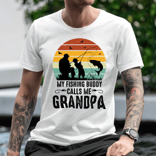 Mein Angelbuddy nennt mich Opa T-Shirt
