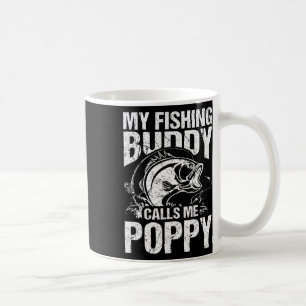 Mein Angelbuddy nennt mich Opi zum Vatertag Fishe Kaffeetasse