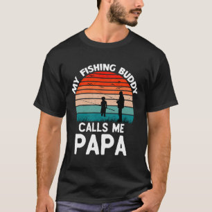 Mein Angelbuddy nennt mich Papa Retro Vintag Grand T-Shirt