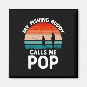 Mein Angelbuddy nennt mich Pop Retro Vintag Granda Magnet