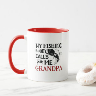 Mein Angelkumpel nennt mich Opa, Geschenk Tasse