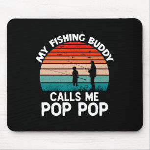 Mein Angelkumpel nennt mich Opa-Opa Vintage Grandp Mousepad