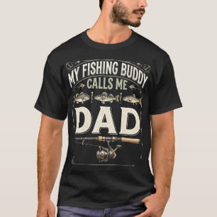Mein Angelkumpel nennt mich Papa Lustiger Angelvat T-Shirt