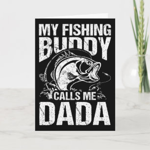 Mein Angelpartner nennt mich Dada Vatertag-Angler Karte