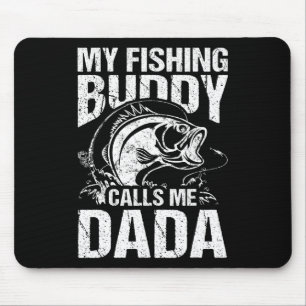 Mein Angelpartner nennt mich Dada Vatertag-Angler Mousepad