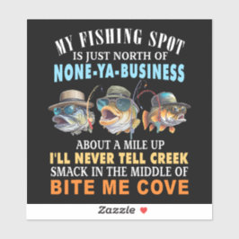 MEIN ANGELPLATZ AUFKLEBER