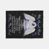 Mein Angle Vater ich verzeihe dir Vater Memorial D Fleecedecke (Vorderseite (Horizontal))