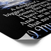 Mein Angle Vater ich verzeihe dir Vater Memorial D Poster (Ecke)