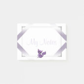 Mein Anmerkungs-Post-Itlila Kitty Post-it Klebezettel (Vorderseite)