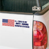 Mein Antiobama-Autoaufkleber Autoaufkleber (Auf Lkw)