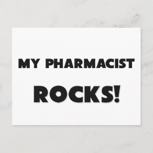 MEIN Apotheker ROCKS! Postkarte (Vorderseite)