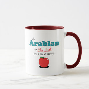 Mein Araber ist aller das! Lustiges Pferd Tasse