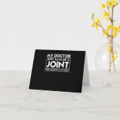 Mein Arzt hat mir in meinem Knie-Sur eine gemeinsa Karte (Gelbe Blume)