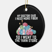 Mein Arzt sagte, ich brauche mehr Faser, also ging Keramik Ornament (Links)