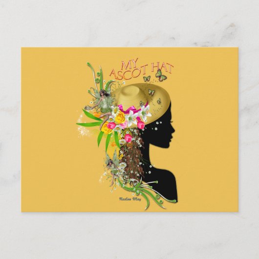 Mein Ascot-Hut Postkarte (Vorderseite)