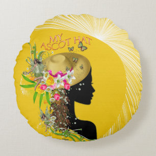 Mein Ascot-Hut Rundes Kissen